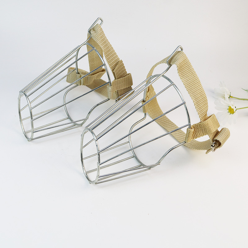 Metalni prozračni zaštitnik usta psa, prozračan, protiv ugriza, protiv lajanja, protiv ogrebotina