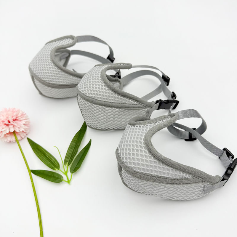 Nylonova njuška za psa s prozračnom mrežom, podesiva, sprječava jedenje i grizenje, za male i srednje pse