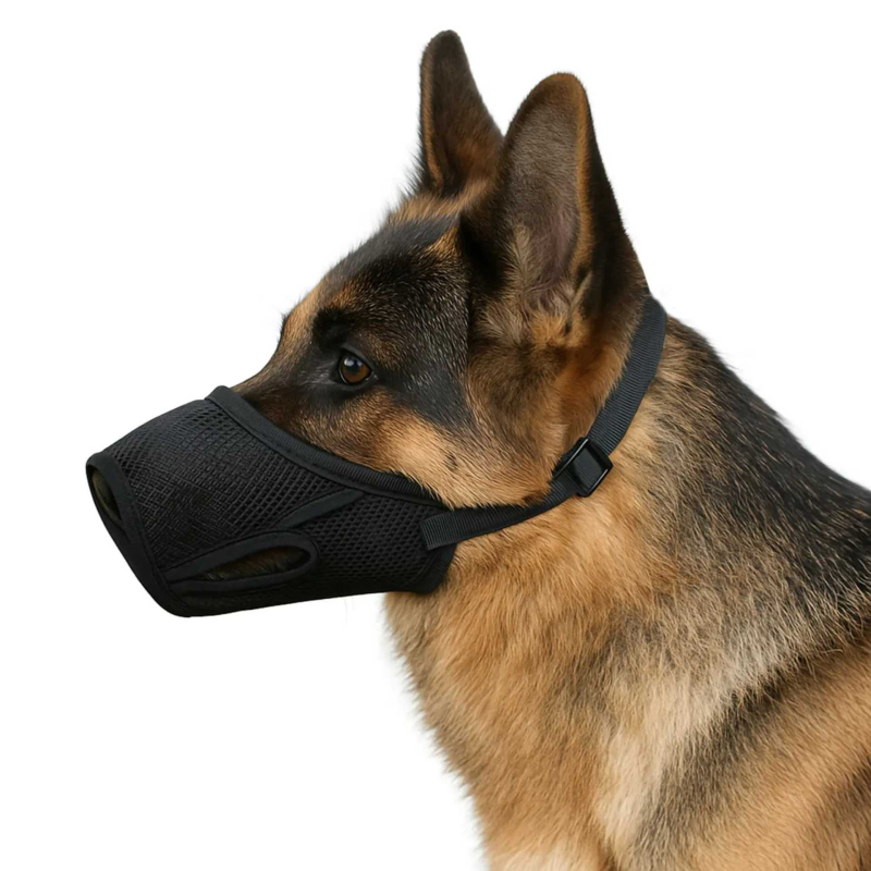 Njuška za pse Gs018 — poliester, protiv ugriza, protiv jedenja, protiv lajanja
