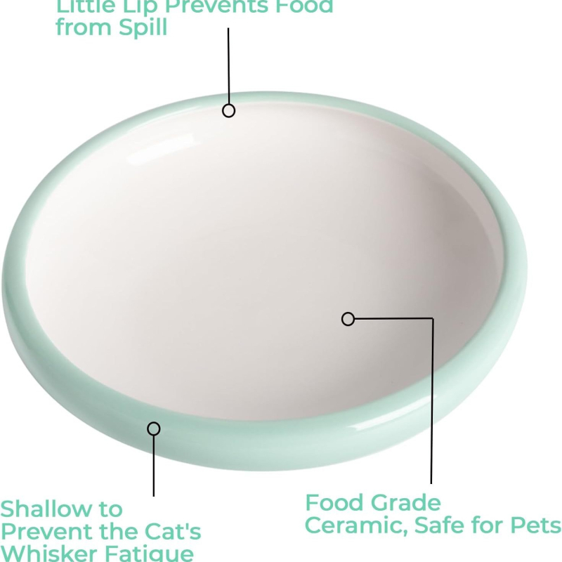 Керамична купа за котки и кучета за храна и вода — прибори за хранене на домашни любимци; материал: керамика; произход: Dehua, Quanzhou; категория: прибори за хранене; опаковка: 60 бр.