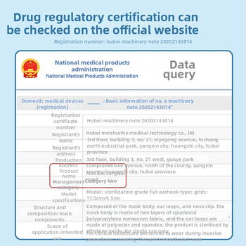 Doctor Chu meditsiiniline operatsioonimask – mitteõmmeldud kangas + meltblown kangas, ühekordne, pehme, bränd Doctor Chu