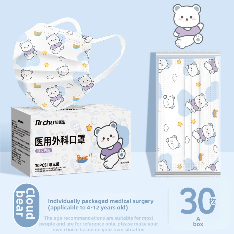 Doctor Chu meditsiiniline operatsioonimask – mitteõmmeldud kangas + meltblown kangas, ühekordne, pehme, bränd Doctor Chu