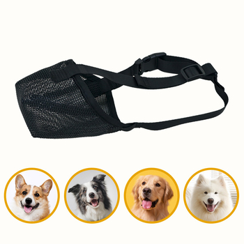 Psi botnička, prozračna mreža od najlona, zaštita od ugriza, maska protiv žvakanja