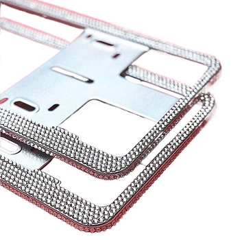 Držiak tabuľky s hliníkovou zliatinou a diamantovými kamienkami, Model: Iný, Produktový kód: 9583052505z0h9, Značka: Iná, Kompatibilné modely: Iné