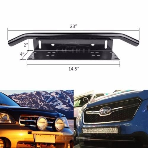 Držač registarske pločice za terenac vozila – aluminijska legura, model JK-005-B2, marka LYC, originalna pozicija rupa, dodatak 005-B2