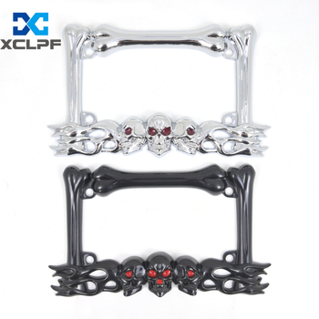 Okvir za broj motocikla – modeli Skull, Scorpion; materijal: ABS plastika; kompatibilnost: općenito; dio broj: 1; marka: XCLPF