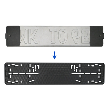 XC-LPF europski okvir za registarsku pločicu, ABS plast, magnetsko pričvršćivanje, model XC-W197-plastic-Magnetic