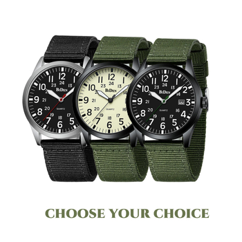 Biden sportos quartz óra nylon szíjjal, 30 m vízállóság, modell 0550, SL28 mozgás