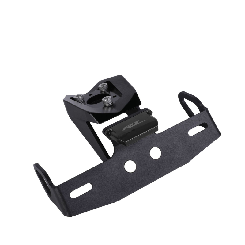 Motoros rendszámtábla-tartó Yamaha YZF R1/R1M/R1S – alumínium ötvözet, 3 mm vastagság, rövid far dizájn, kompatibil az OEM montázzsal