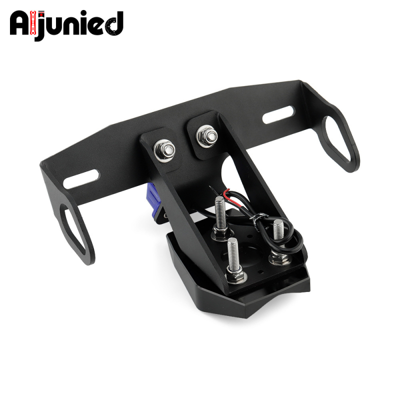 Motoros rendszámtábla-tartó Yamaha YZF R1/R1M/R1S – alumínium ötvözet, 3 mm vastagság, rövid far dizájn, kompatibil az OEM montázzsal