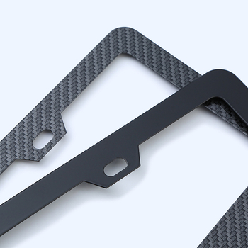 Rendszámtábla keret alumínium ötvözetből karbon szövet mintával, Modell 07, filipínó sedanhoz