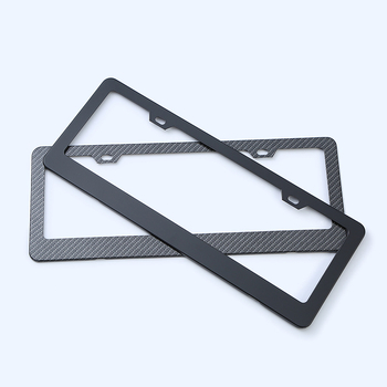 Rendszámtábla keret alumínium ötvözetből karbon szövet mintával, Modell 07, filipínó sedanhoz