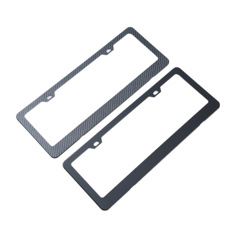 Rendszámtábla keret alumínium ötvözetből karbon szövet mintával, Modell 07, filipínó sedanhoz