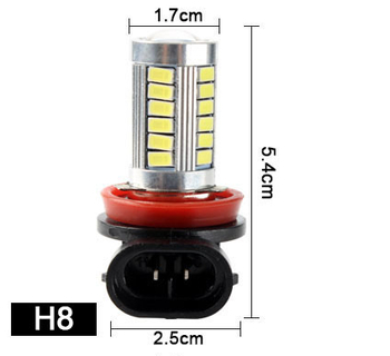LED мъгла за автомобил - H6 модел, 12V, 660 lm, 5630/5730 LED, OEM