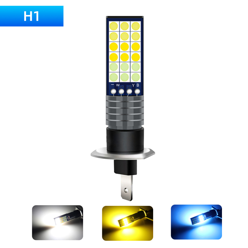 LED svjetla za maglu za vozila – trobojna, model 3030, 12V, aluminijsko kućište