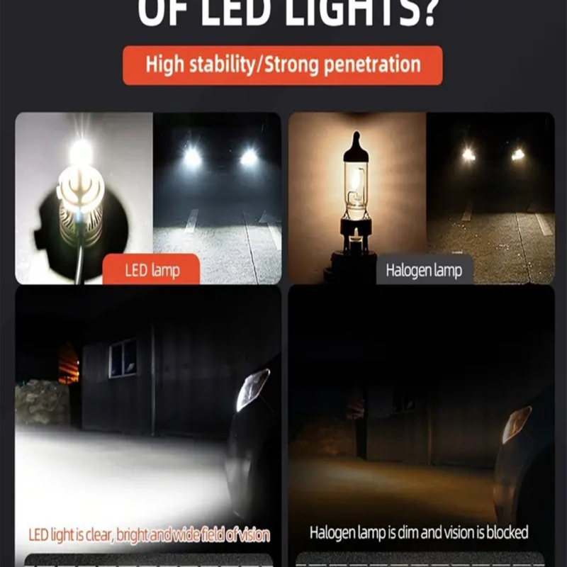 LED prednje svjetlo za automobil (H7H4, 12V, aluminijska legura, Serija D)