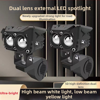 LED priekšējā gaisma elektriskajiem transportlīdzekļiem — ārkārtīgi spilgts stars, motocikla lēca, zibspuldzes lukturi, saderīgs ar trīsriteņa elektriskajiem transportlīdzekļiem