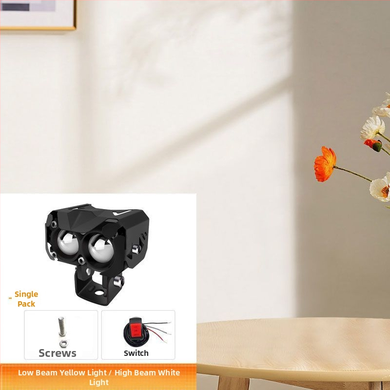 LED priekšējā gaisma elektriskajiem transportlīdzekļiem — ārkārtīgi spilgts stars, motocikla lēca, zibspuldzes lukturi, saderīgs ar trīsriteņa elektriskajiem transportlīdzekļiem