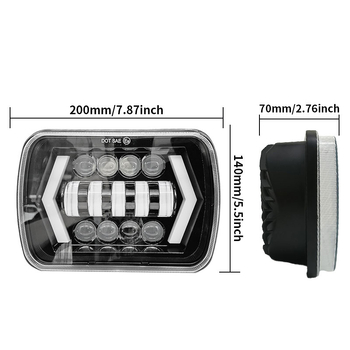 LED фар за офроуд HL02 (31.4W, 9-36V, 1600-2700LM, IP67)