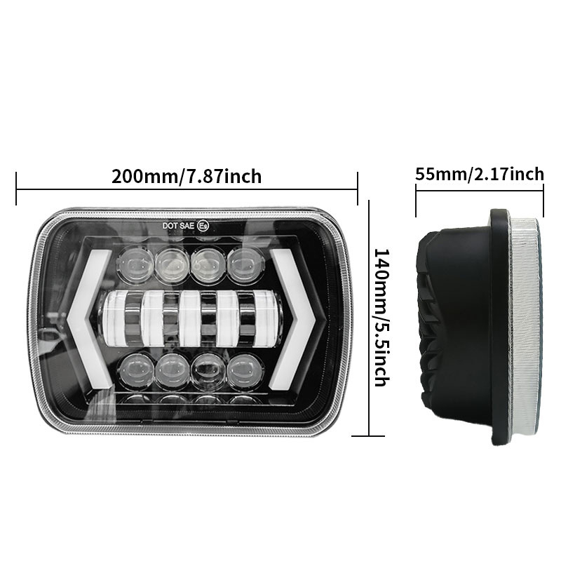 LED фар за офроуд HL02 (31.4W, 9-36V, 1600-2700LM, IP67)