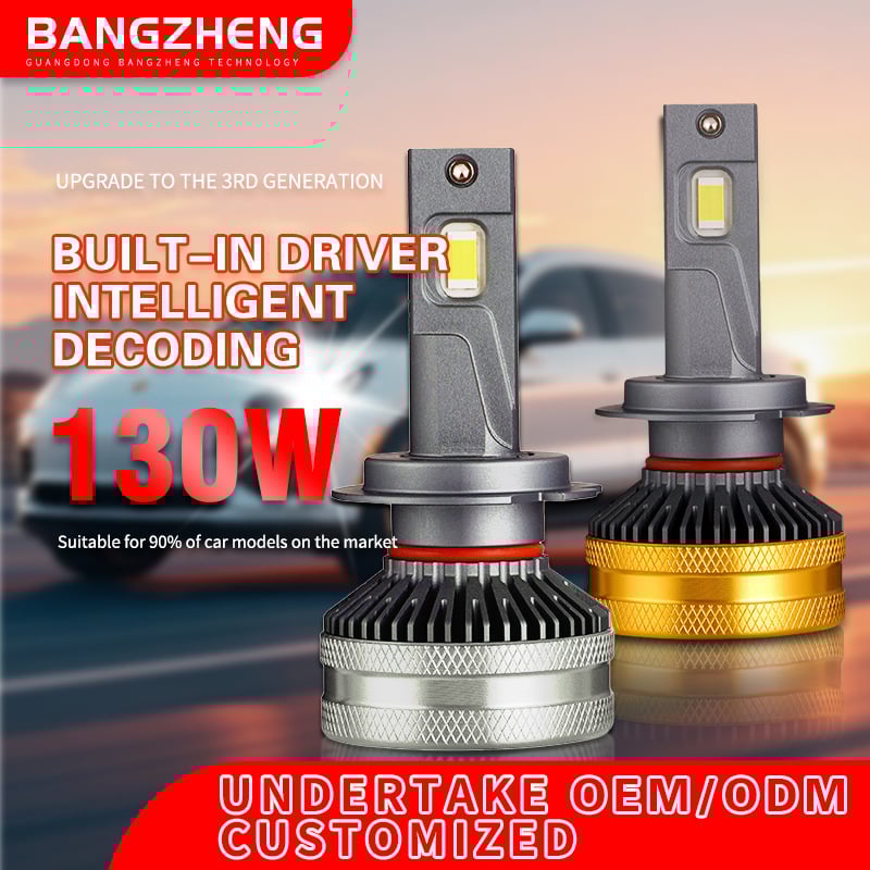 LED автомобилен фар H1/H4/H7, 24V, 130W, 13 000LM