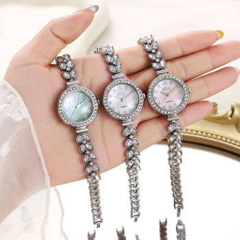 Mermaid női karóra — kvarc mozgás, japán eredetű mozgás, analóg kijelző, ötvözet tokozás, ásványi edzett üveg