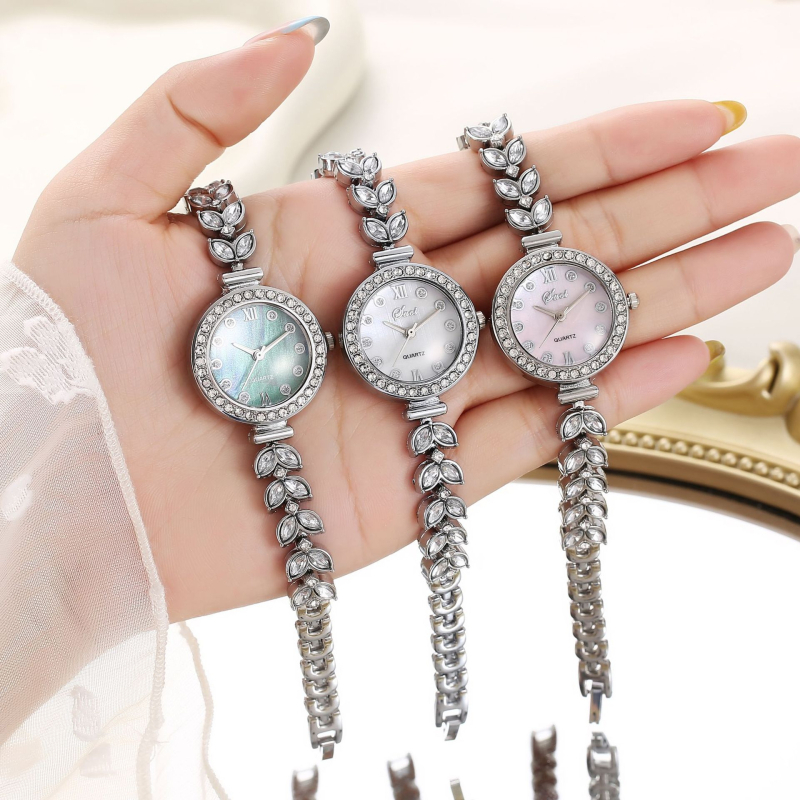 Mermaid női karóra — kvarc mozgás, japán eredetű mozgás, analóg kijelző, ötvözet tokozás, ásványi edzett üveg