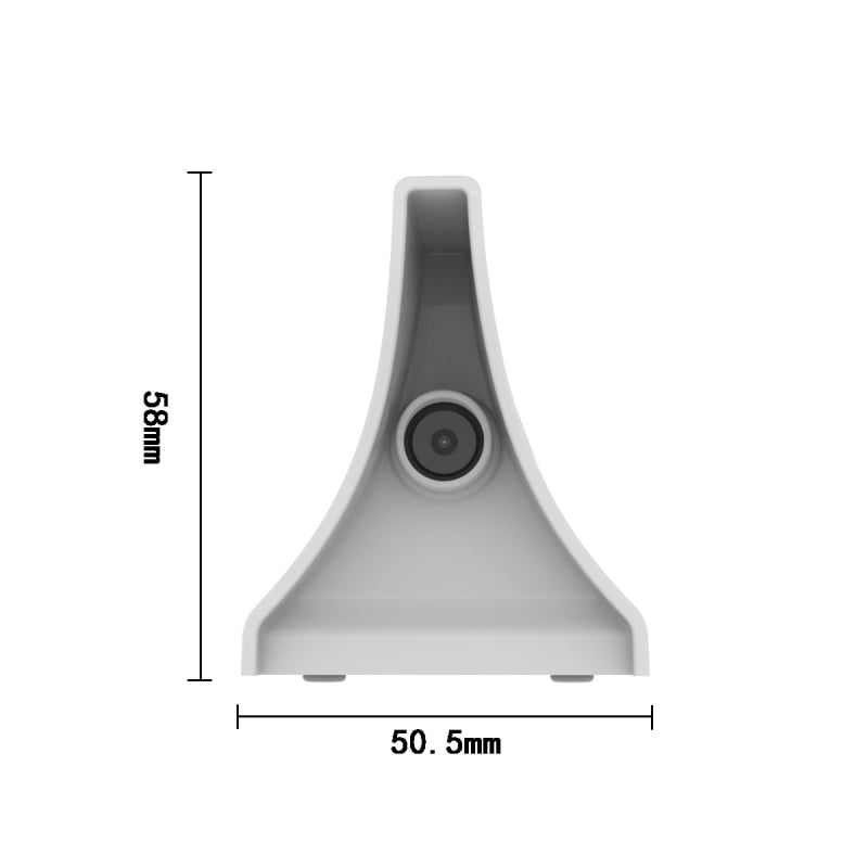 Zadnja kamera za retrovizor u obliku žraloćeg peraja, bežična, instalacija bez alata, vodootporna, 1024x768 rezolucija
