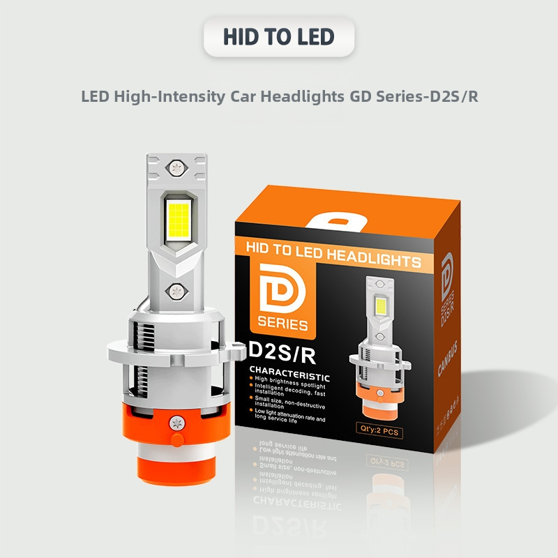 LED autolampa 1:1 originál Xenón náhrada pre D2S/D2R/D4S/D4R, 45W, 12V, 5500LM, IP68, hliníkové puzdro