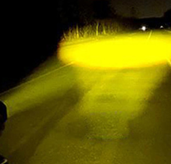 Elektriska motocikla LED prožektors off-road — ārējais priekšējais lukturis ar Four-Leaf Clover dizainu, darba apgaismojums, pielāgojams (40W, 9-30V, 1A, alumīnijs+PC)