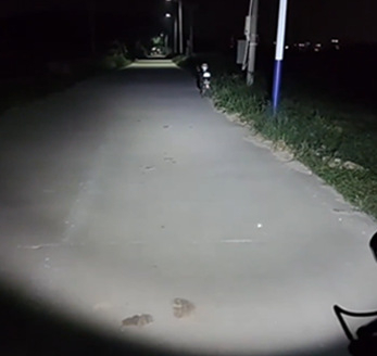 Motocikla LED prožektors ar four-leaf clover dizainu, 40W, 9-30V, 1A, alumīnija+PC korpuss