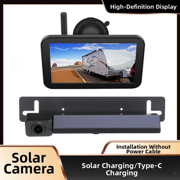 SV Bezdrôtová kamera do auta s displejom pre slepé miesta, rozlíšenie 1080p/720p/480p, uhol pohľadu 110°, AV video signál, model My-503+s219
