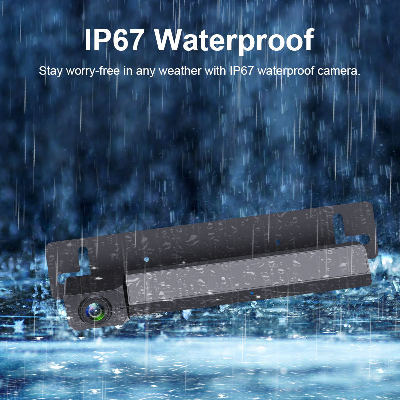 SV Bežična kamera za vozilo s monitorjem i zaznavanjem mrtvih kutova, rezolucija 1080p/720p/480p, kut gledanja 110°, AV video signal, model My-503+s219