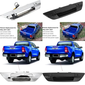 Zadnja kamera za Toyota Hilux Revo – rezolucija 720P/1080P, napajanje 12V, IP68 vodootpornost, CVBS/AHD video, model 1109