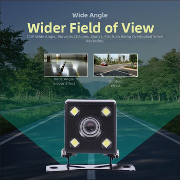 Kamera do auta pre spätné videnie – vodotesná, 720P HD nočné videnie, dizajn Lotus-Head, univerzálna kompatibilita