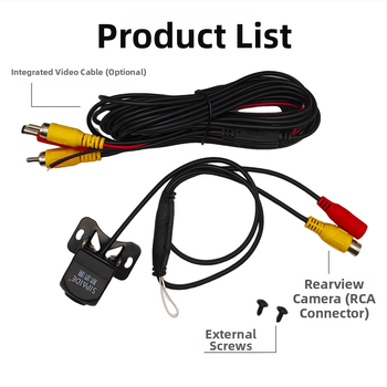 CCD Ultra HD zadná kamera, 12 V, uhol záberu 140°, RCA CVBS rozhranie, univerzálny model
