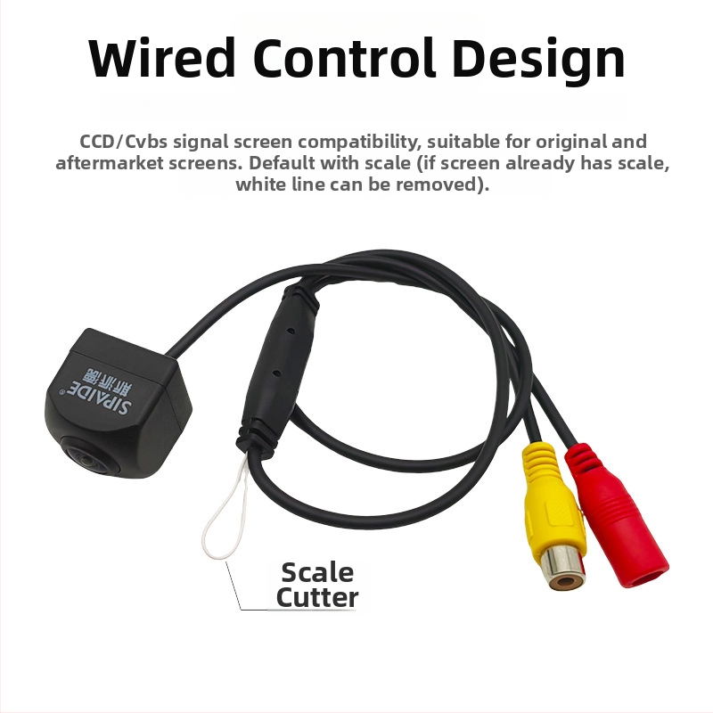 CCD Ultra HD zadná kamera, 12 V, uhol záberu 140°, RCA CVBS rozhranie, univerzálny model