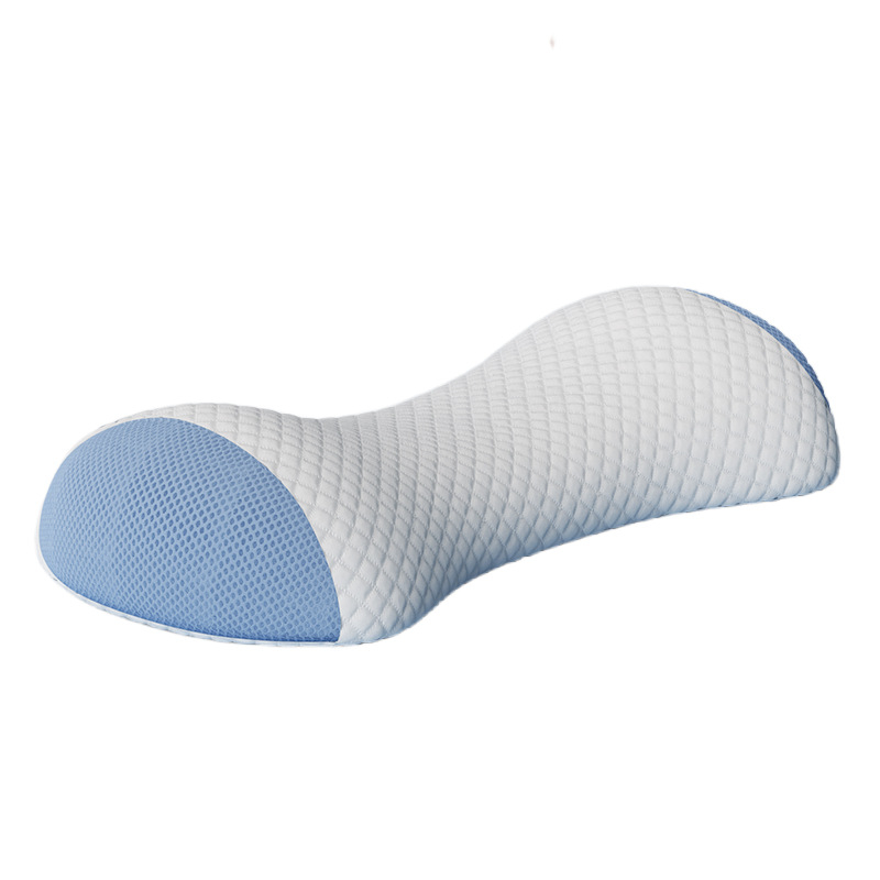 Jastuk za lumbalnu podršku s memory foam za spavanje, ergonomska podrška za leđa, navlaka od pamuka