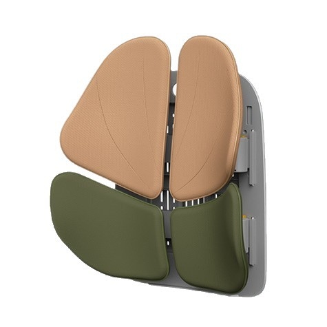 Nuotai Ergonomiska jostas atbalsta spilvens – Elpojošs sēdekļa spilvens birojam un automašīnām, sēdēšanas spriedzes atvieglojums