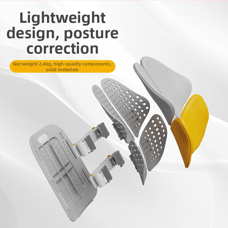 Nuotai Ergonomiska jostas atbalsta spilvens – Elpojošs sēdekļa spilvens birojam un automašīnām, sēdēšanas spriedzes atvieglojums