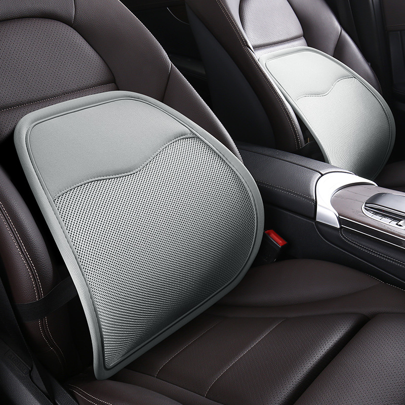 Lumbāra atbalsts auto un biroja krēsliem – regulējams, elpojošs gaisa slānis, universāla saderība, vissezonu lietošanai