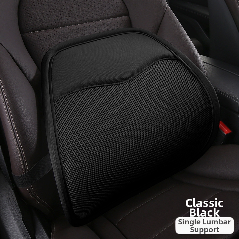 Lumbāra atbalsts auto un biroja krēsliem – regulējams, elpojošs gaisa slānis, universāla saderība, vissezonu lietošanai