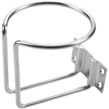 Kalto geležies puodelių laikiklis, sieninis montavimas, tinka automobiliams, laivams, kemperiams ir jachtoms; tinka stalui, kėdės nugaros daliai ir durims