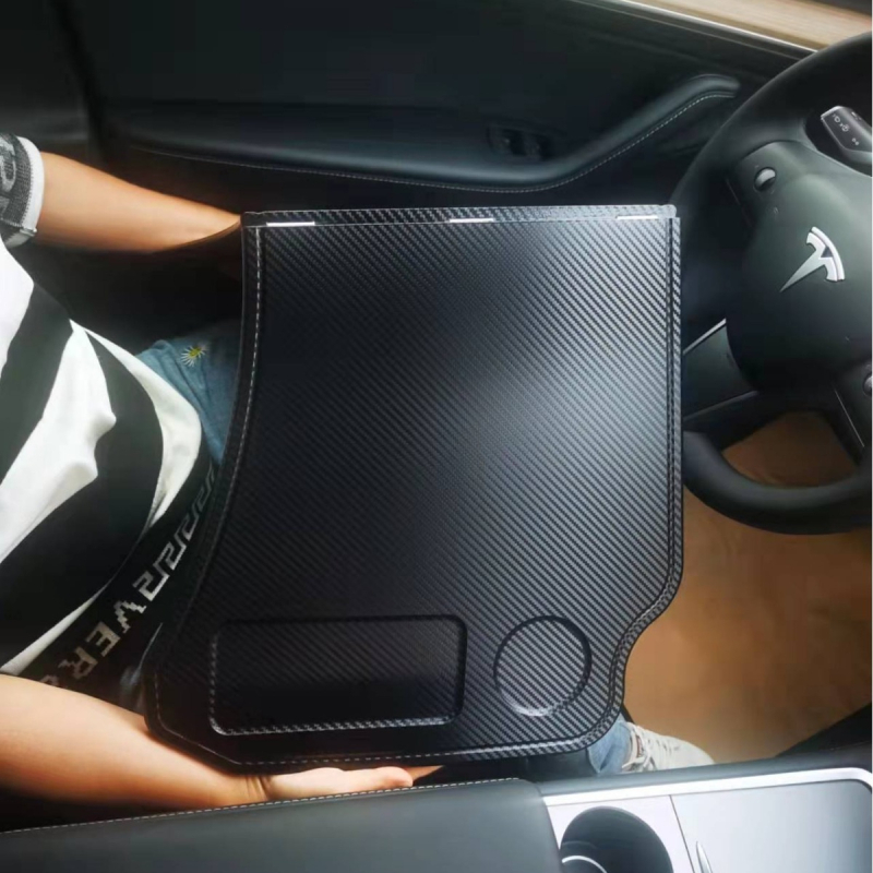 Sklopivi automobilni stol za prijenosno računalo s držačem za čašu, kompatibilan s Tesla — Furun Shi, ploča visoke gustoće, mogućnost prilagođene privatne oznake s logotipom