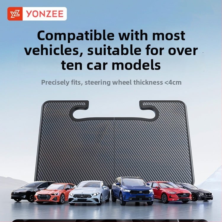 Πολυλειτουργική αυτοκινητική τραπεζοθήκη για φαγητό με ενσωματωμένη εγκατάσταση, καθολική συμβατότητα