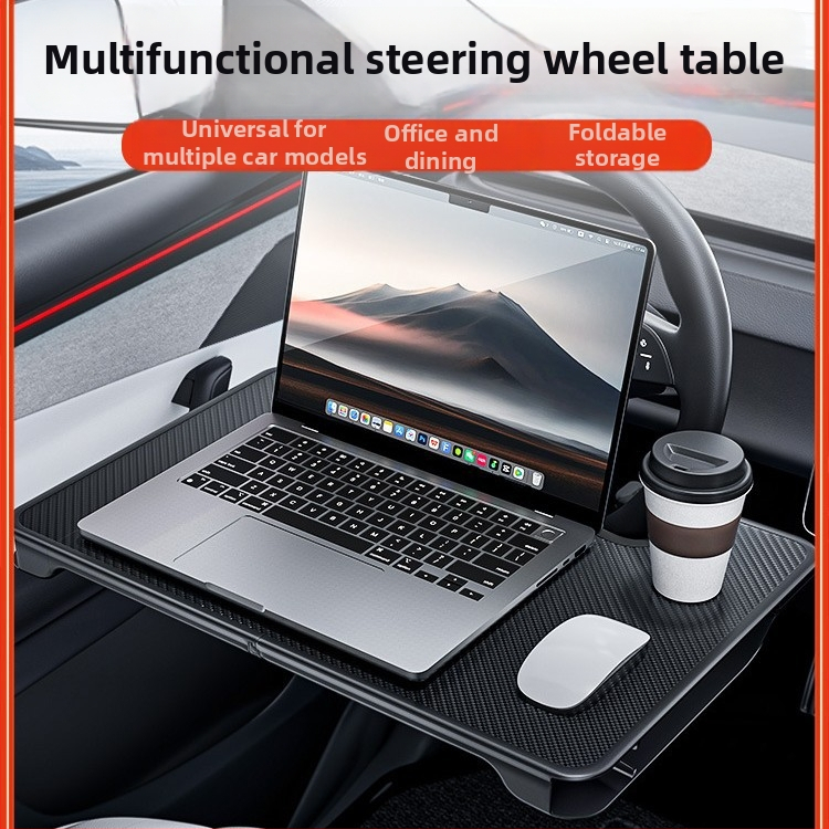 Πολυλειτουργική αυτοκινητική τραπεζοθήκη για φαγητό με ενσωματωμένη εγκατάσταση, καθολική συμβατότητα