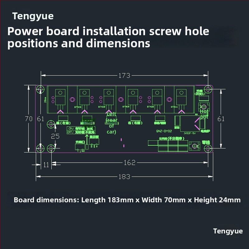 Universālā apkures galda vadības plate – remonta daļa datoru mātesplates plāksnei, daļa 994518540513, platība 51–100 m², uzstādāms transportlīdzeklī
