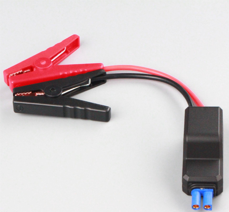 EC5 jungtis akumuliatoriaus užvedimui su silikoniniu klipu – automobiliams, įprastas ilgis