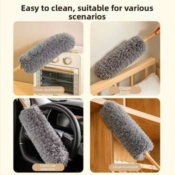 Dulkių šepetėlis – Unique prekės ženklas, sintetinių pluoštų mišinys, reguliuojama funkcija