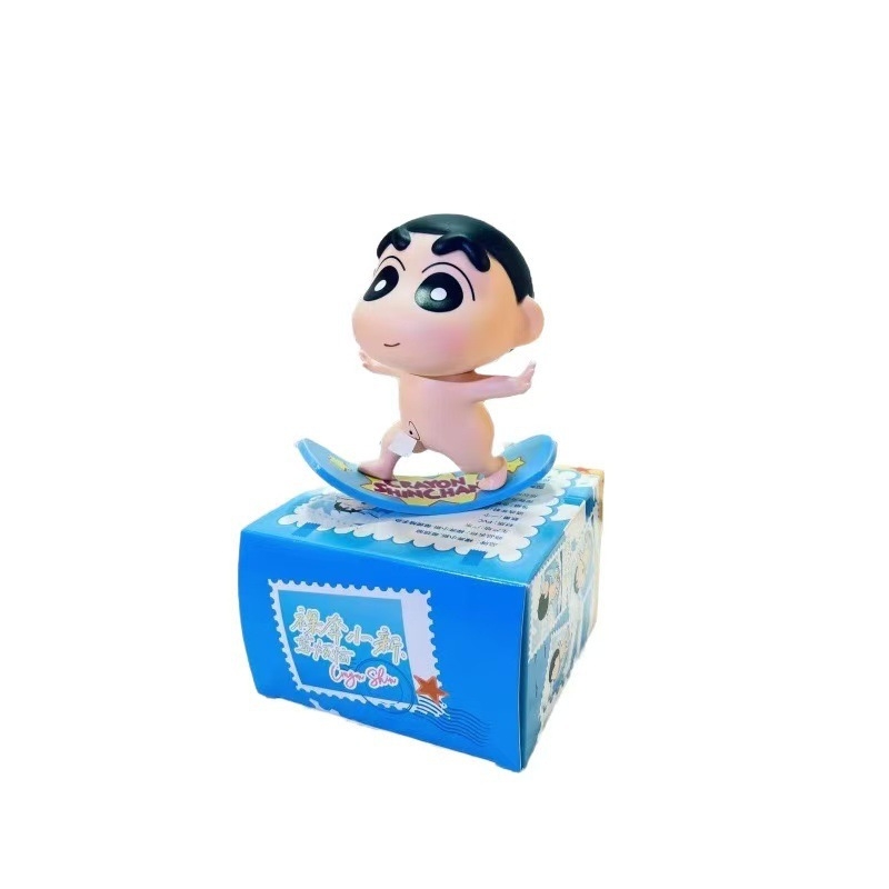 Crayon Shin-Chan SD έκδοση φιγούρα από πλαστικό, καρτούν στυλ, για διακόσμηση γραφείου και κεντρική κονσόλα αυτοκινήτου